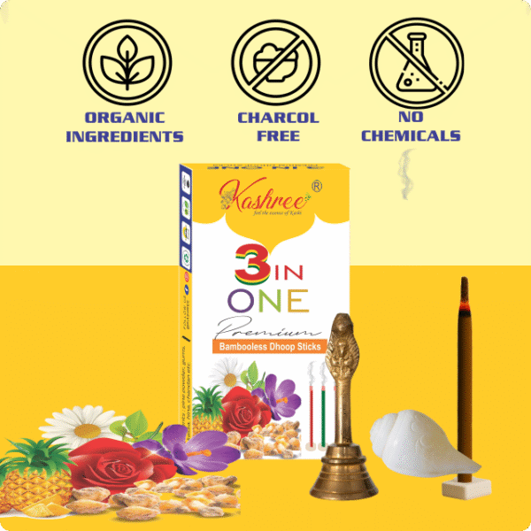 Kashree 3-in-1 Dhoop Stick