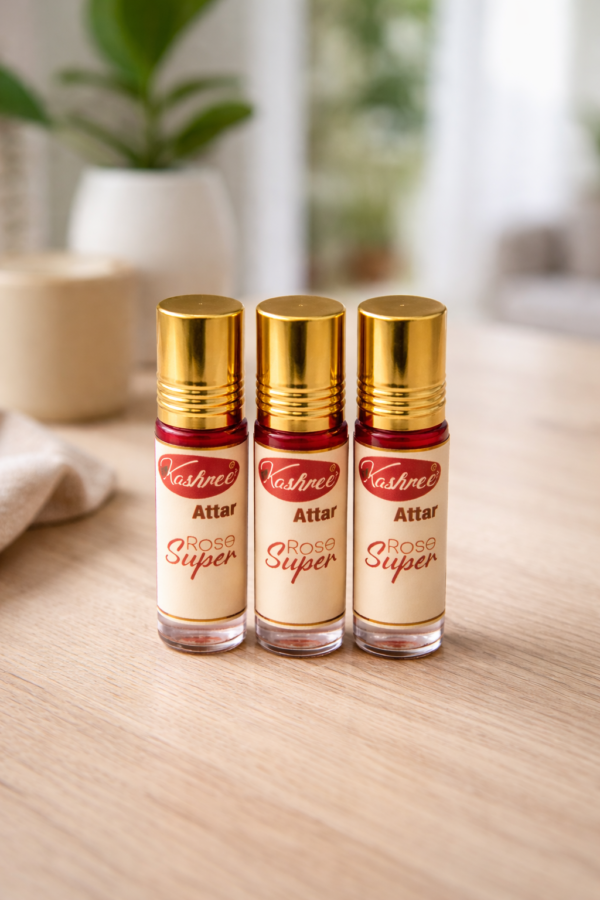 Natural Rose Fragrance Roll On Perfume Oil – Pocket Size | 2 Pcs